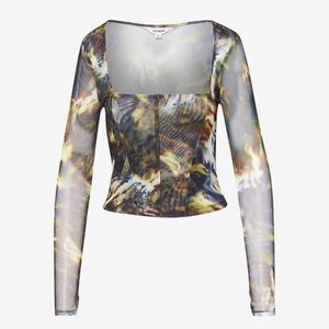 Steve Madden HAYDEN TOP BLACK MULTI